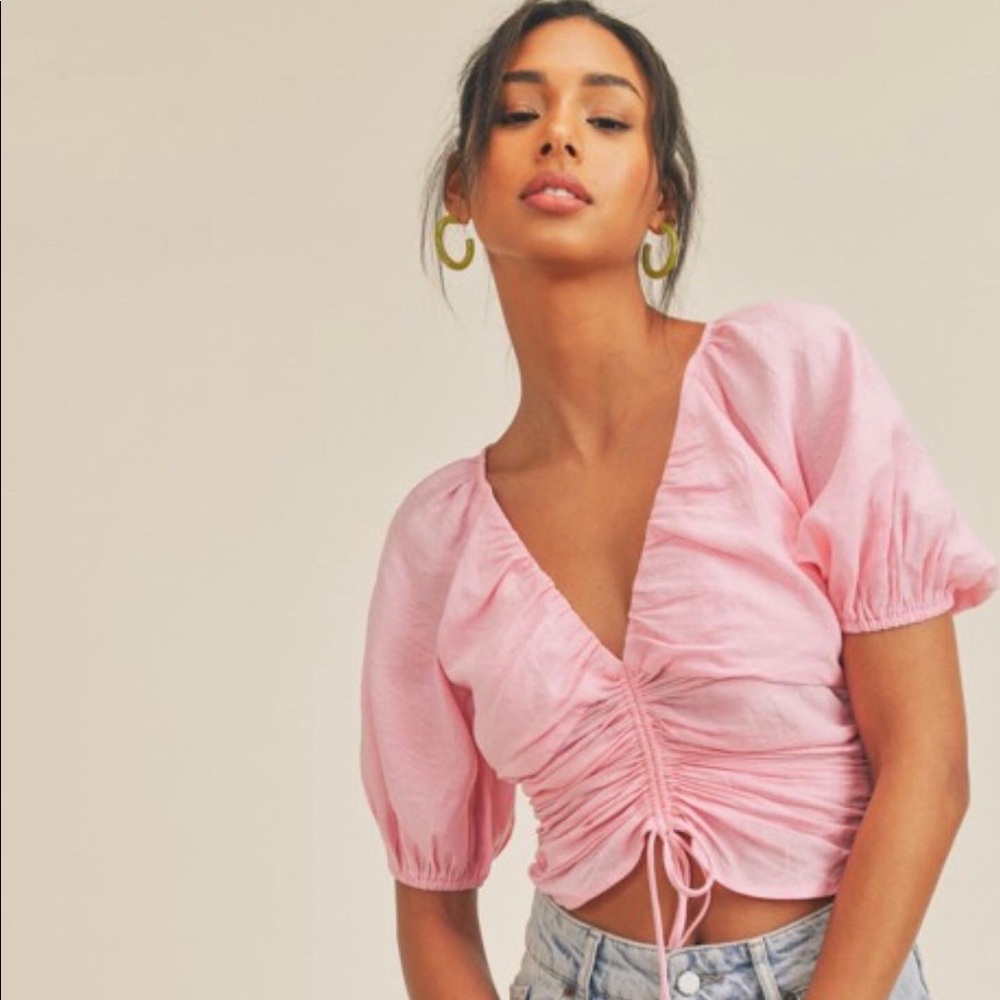 Lush Tie Front Top